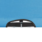Tumbona doble plegable acero azul
