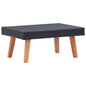 Mesa de centro de jardín ratán sintético beige