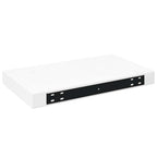 Estante flotante de pared 4 uds MDF blanco brillo 40x23x3,8 cm