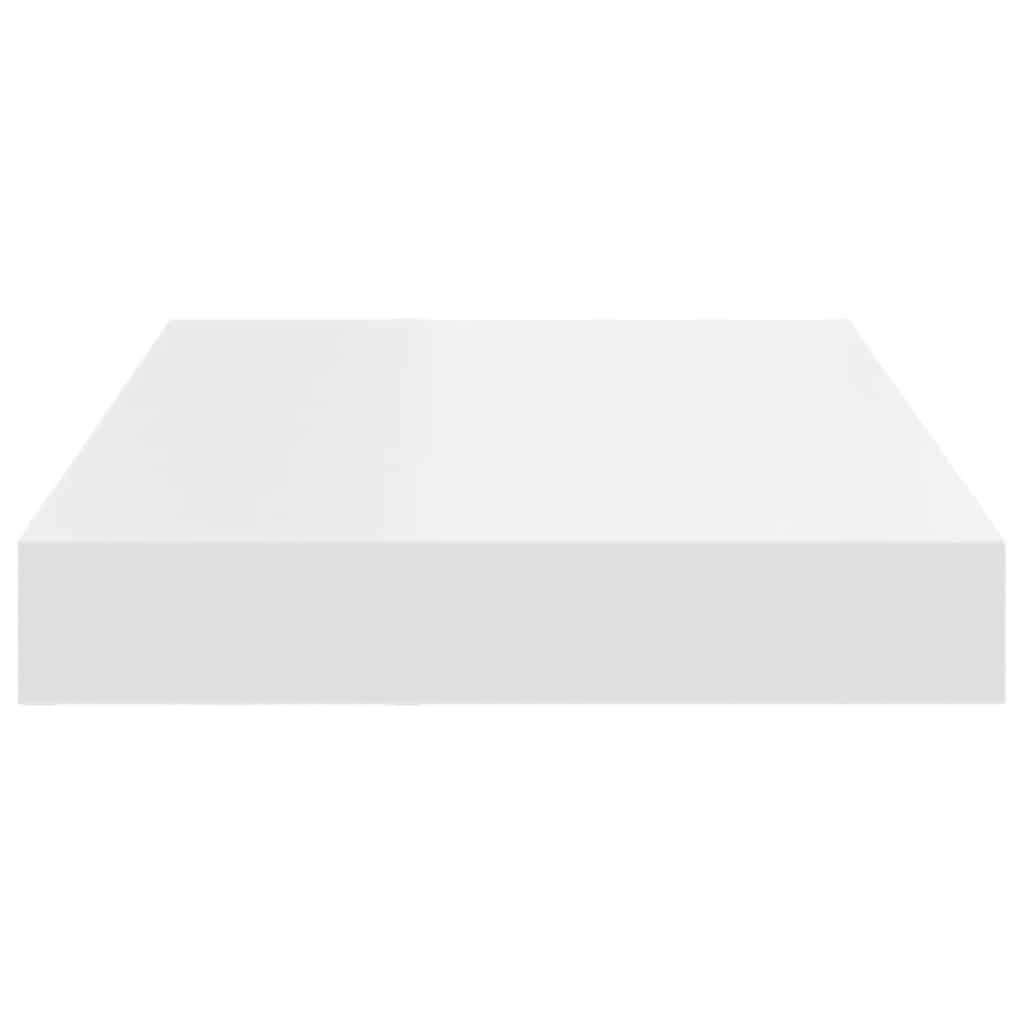 Estantes flotantes de pared 4 uds MDF blanco 40x23x3,8 cm