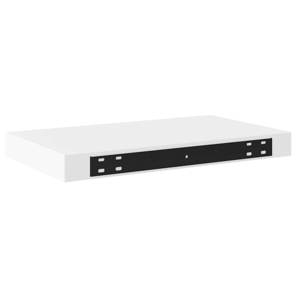Estantes flotantes de pared 4 uds MDF blanco 40x23x3,8 cm