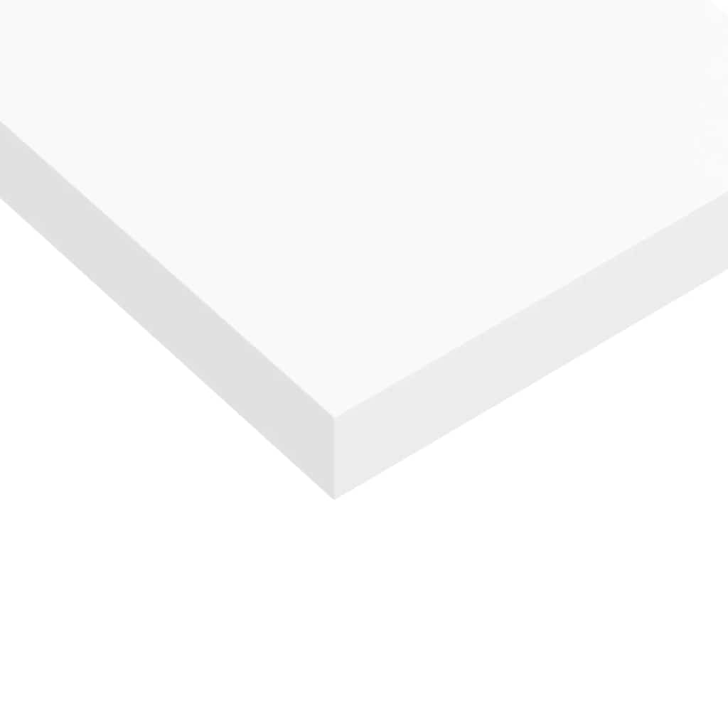Estantes flotantes de pared 4 uds blanco MDF 50x23x3,8 cm