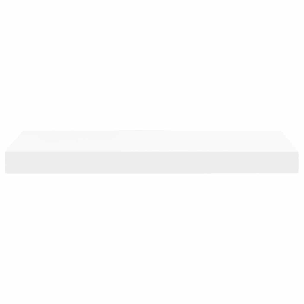 Estantes flotantes de pared 4 uds blanco MDF 50x23x3,8 cm