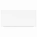 Estantes flotantes de pared 4 uds blanco MDF 50x23x3,8 cm