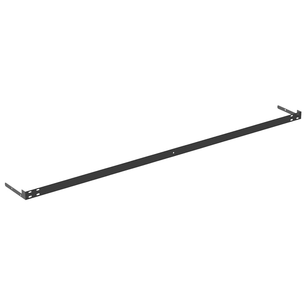 Estante flotante de pared 4 uds MDF blanco 120x23,5x3,8 cm