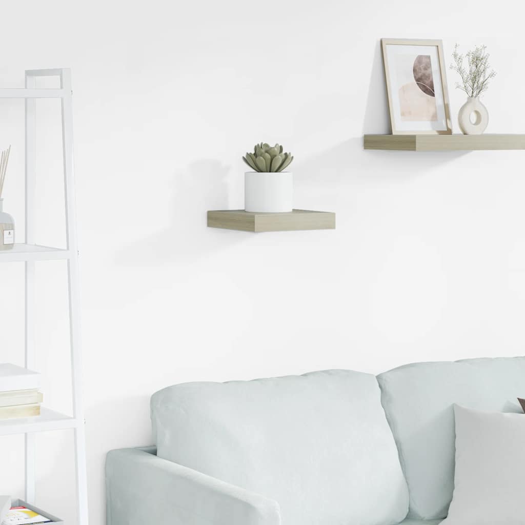 Estante flotante de pared blanco brillante MDF 120x23,5x3,8 cm