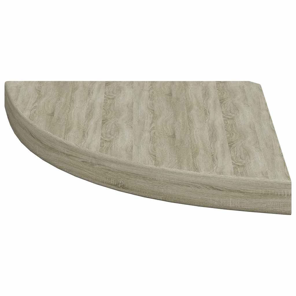 323926 Floating Corner Shelves 2 pcs Oak 35x35x3,8 cm MDF