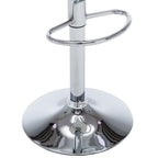 Taburetes de cocina 2 unidades cuero sintético blanco