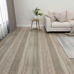 Tablas de Suelo 55 pcs Marrón Oscuro 5,11 m² PVC
