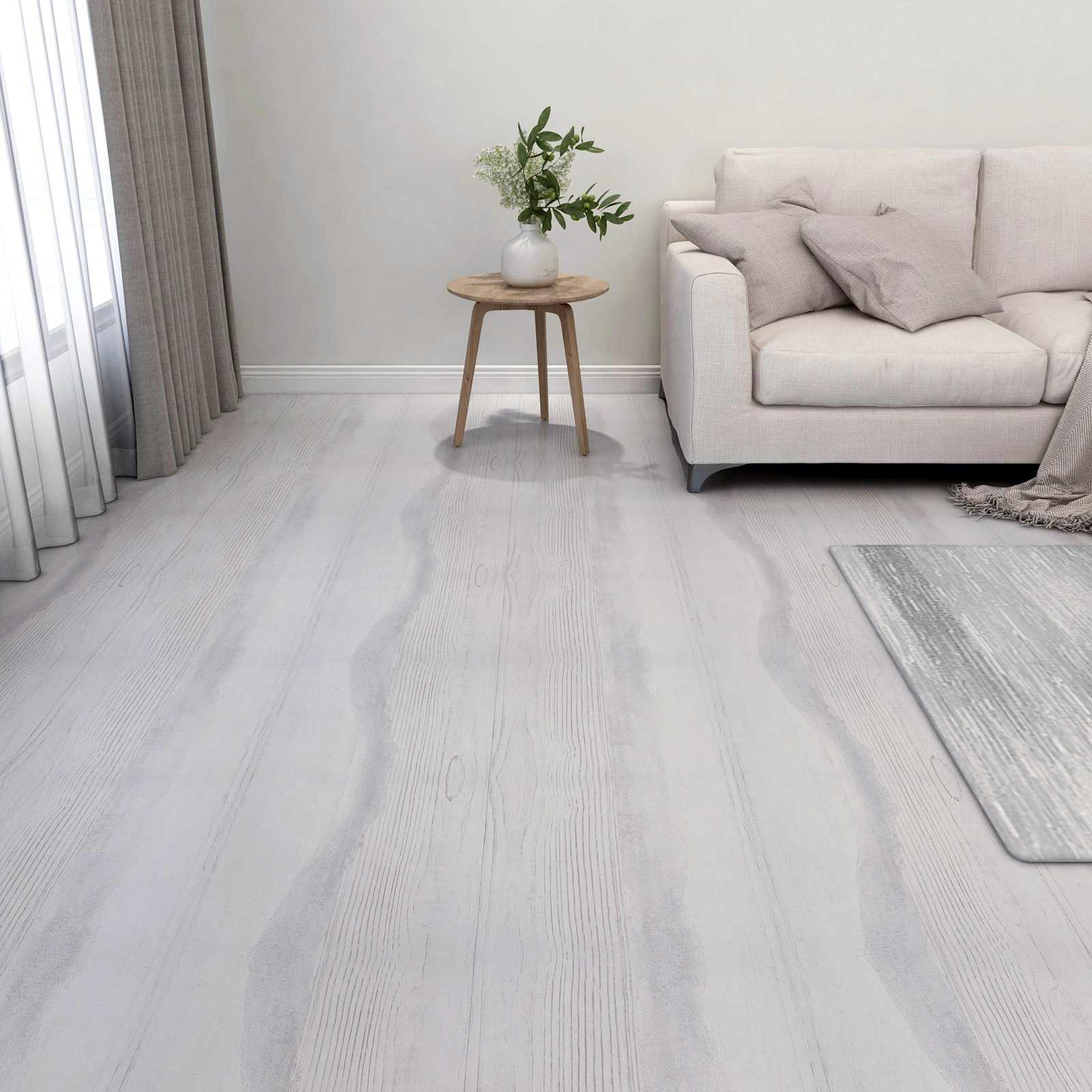 Tablas de Suelo 55 pcs Marrón Oscuro 5,11 m² PVC