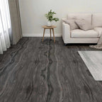 Tablas de Suelo 55 pcs Marrón Oscuro 5,11 m² PVC