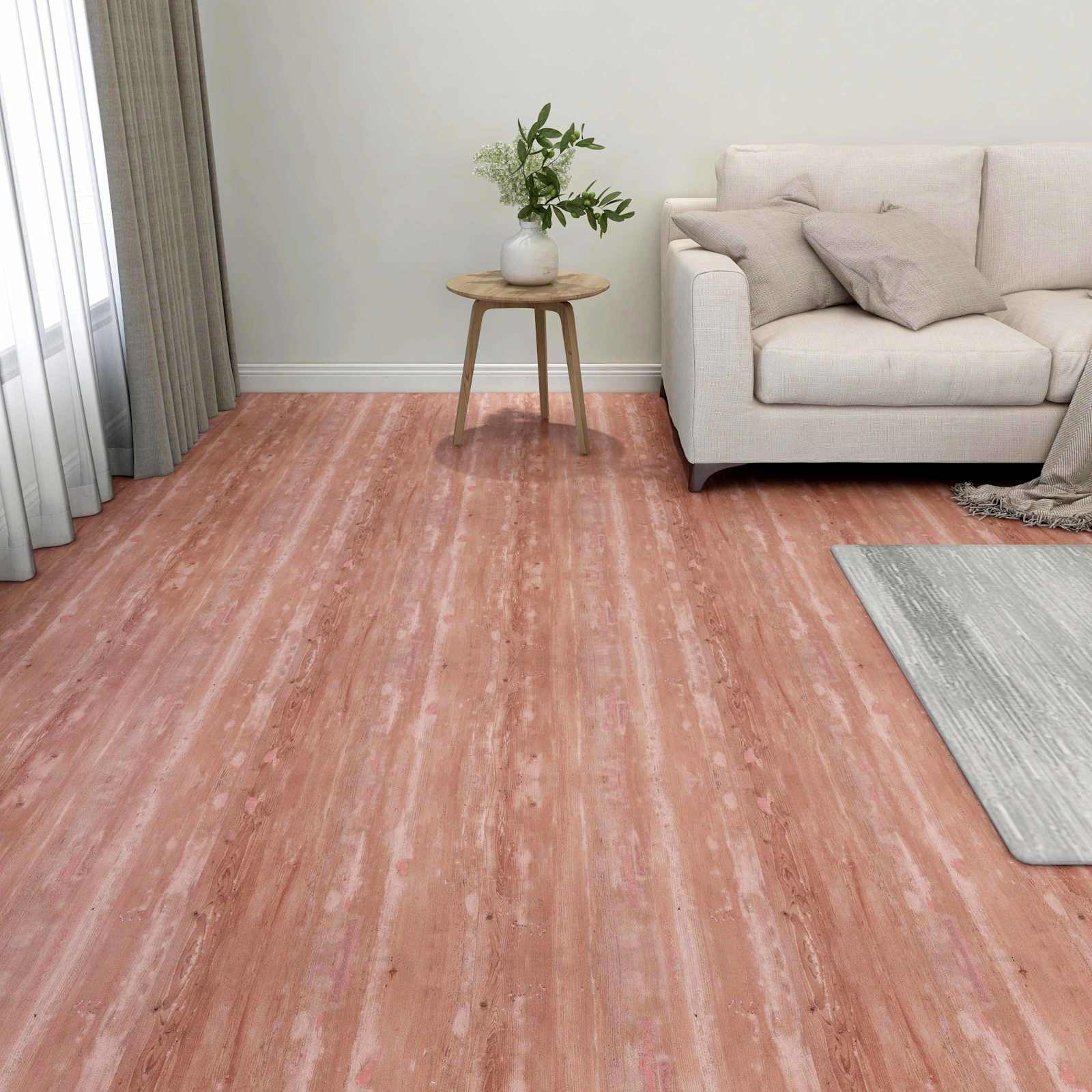 Tablas de Suelo 55 pcs Marrón Oscuro 5,11 m² PVC