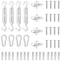 Juego de accesorios para toldo de vela 12 pzas acero inoxidable