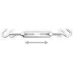 Kit de montaje para toldo de vela 5 piezas acero inoxidable