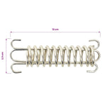 Cerradura de muelle para toldo de vela 5 pzas acero inoxidable
