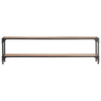 Mueble de TV 150x30x40 cm madera maciza de acacia