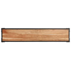Mueble de TV 150x30x40 cm madera maciza de acacia