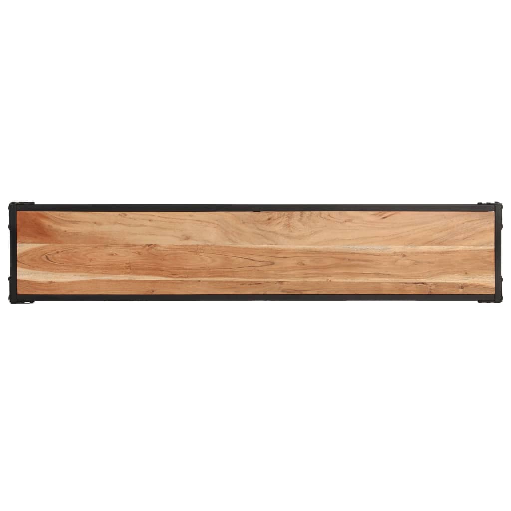 Mueble de TV 150x30x40 cm madera maciza de acacia