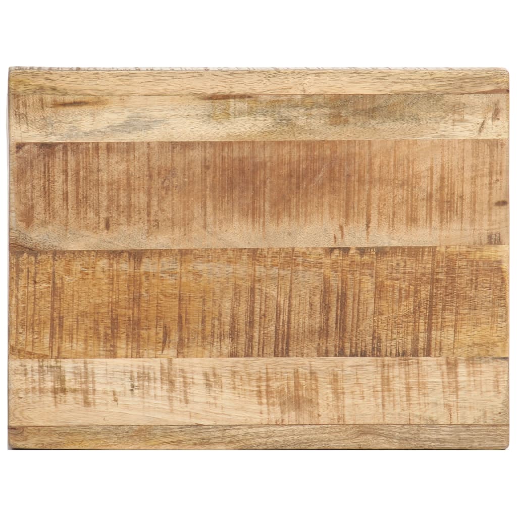 Mesa auxiliar de madera de mango maciza 40x30x50 cm