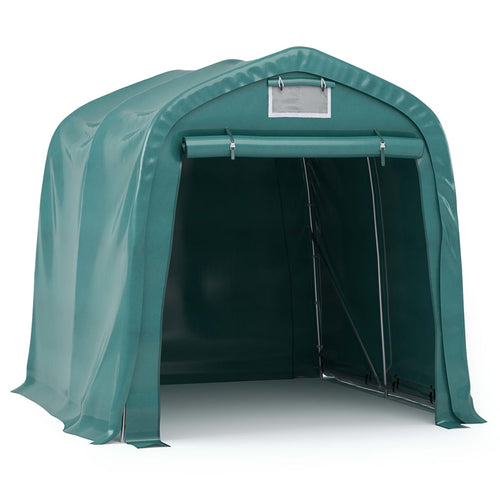 Tenda de garagem de armazenamento PVC verde 1,6x2,4 m