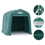 Carpa garaje de almacenamiento PVC verde 1,6x2,4 m
