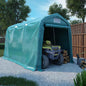 Carpa garaje de almacenamiento PVC verde 1,6x2,4 m