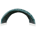 Carpa para ganado PVC verde 3,7x3,7 m