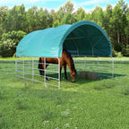 Carpa para ganado PVC verde 3,7x3,7 m
