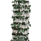 Vallas enrejadas de sauce 5 uds hojas artificiales 180x30 cm