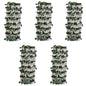 Vallas enrejadas de sauce 5 uds hojas artificiales 180x30 cm