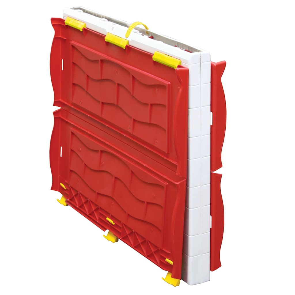 Casita de juegos plegable para niños con puertas y ventanas