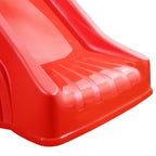 Tobogán para niños plegable interior y exterior rojo y amarillo