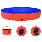 Piscina para perros plegable PVC rojo 200x30 cm