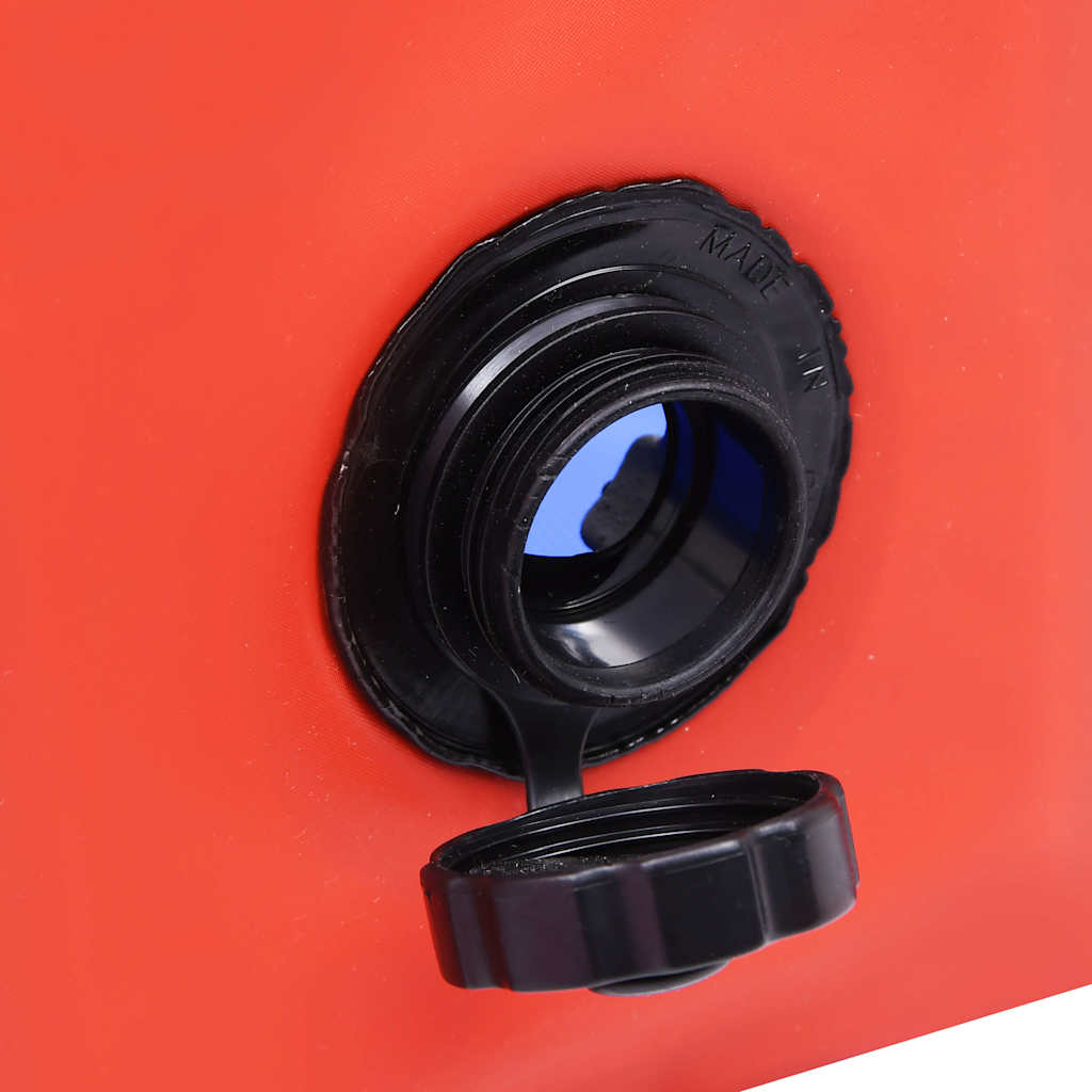 Piscina para perros plegable PVC rojo 200x30 cm