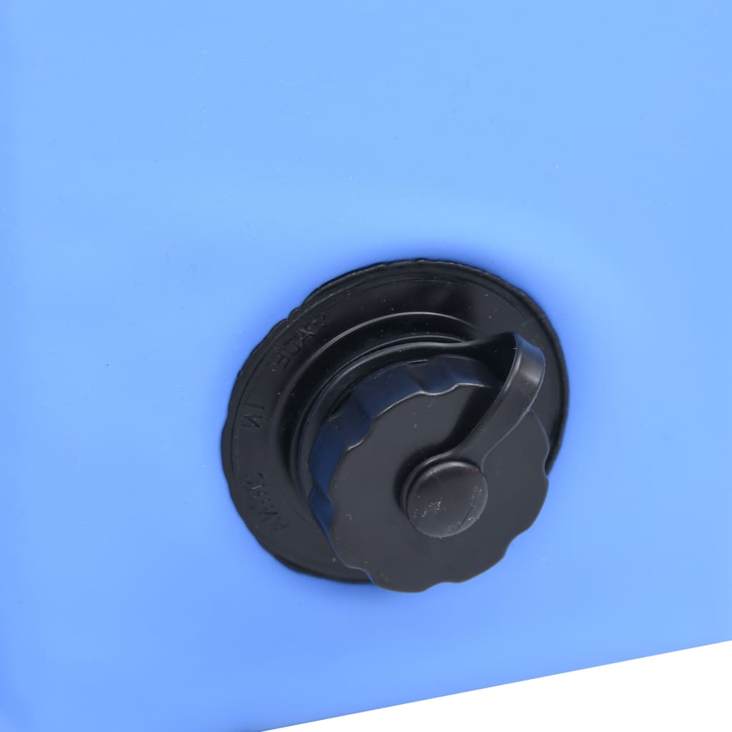 Piscina para perros plegable PVC azul 200x30 cm