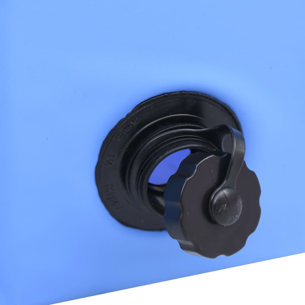 Piscina para perros plegable PVC azul 200x30 cm