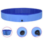 Piscina para perros plegable PVC azul 200x30 cm