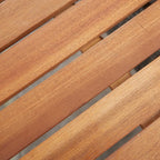 Mesa de jardín ratán sintético madera acacia maciza 240x90x74cm