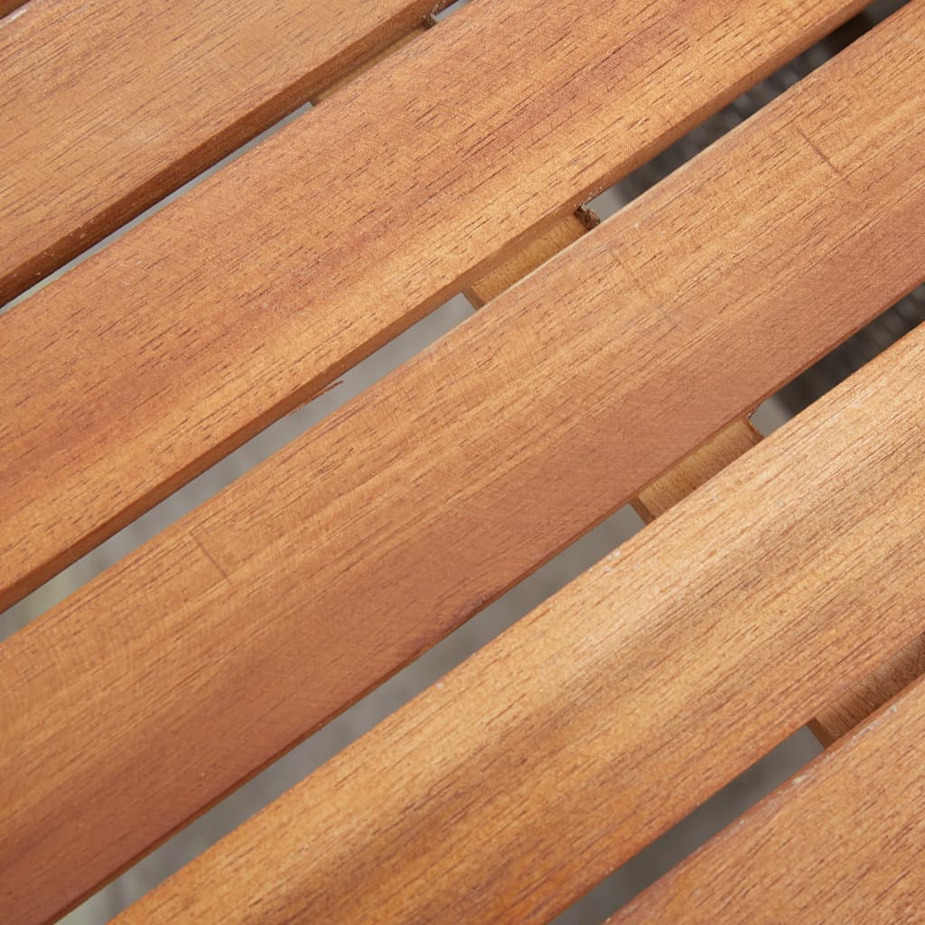 Mesa de jardín ratán sintético madera acacia maciza 240x90x74cm
