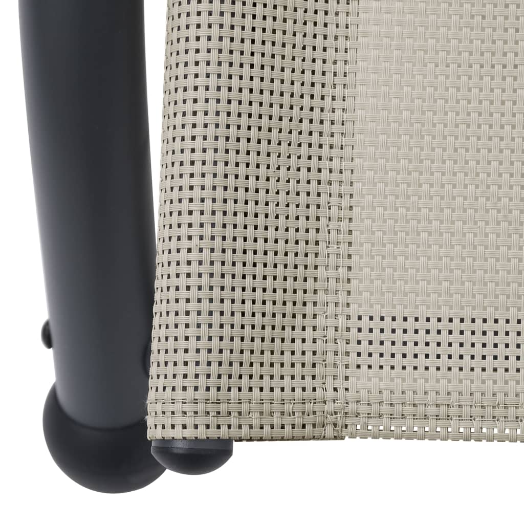 Tumbona doble con toldo textil