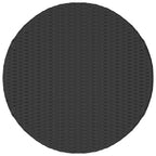 Mesa de jardín ratán sintético negro 70x70x73 cm