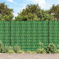 Panel de valla de PVC blanco 35x0,19 m