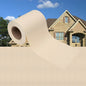 Panel de valla de PVC blanco 35x0,19 m