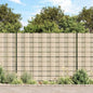 Panel de valla de PVC blanco 35x0,19 m