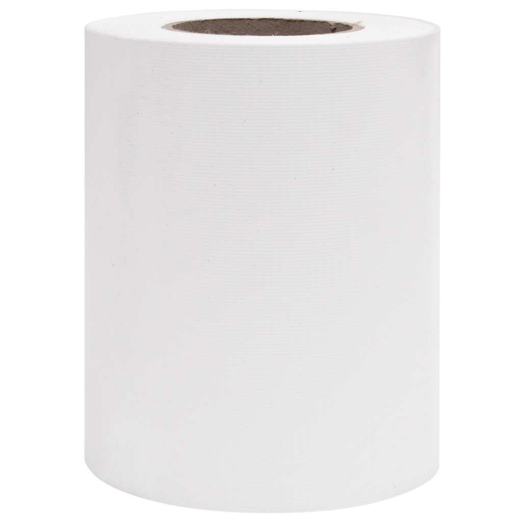 Panel de valla de PVC blanco 35x0,19 m