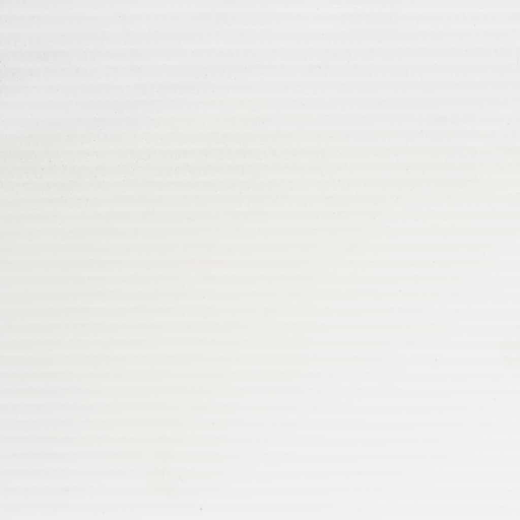 Panel de valla de PVC blanco 35x0,19 m