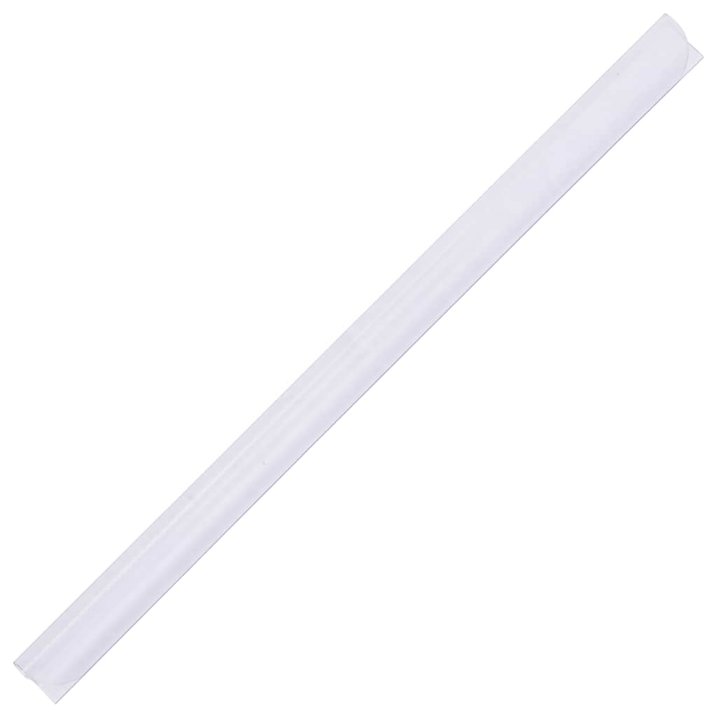Panel de valla de PVC blanco 35x0,19 m