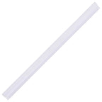 Panel de valla de PVC blanco 35x0,19 m