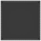 Mesa de jardín ratán sintético negro 90x90x75 cm