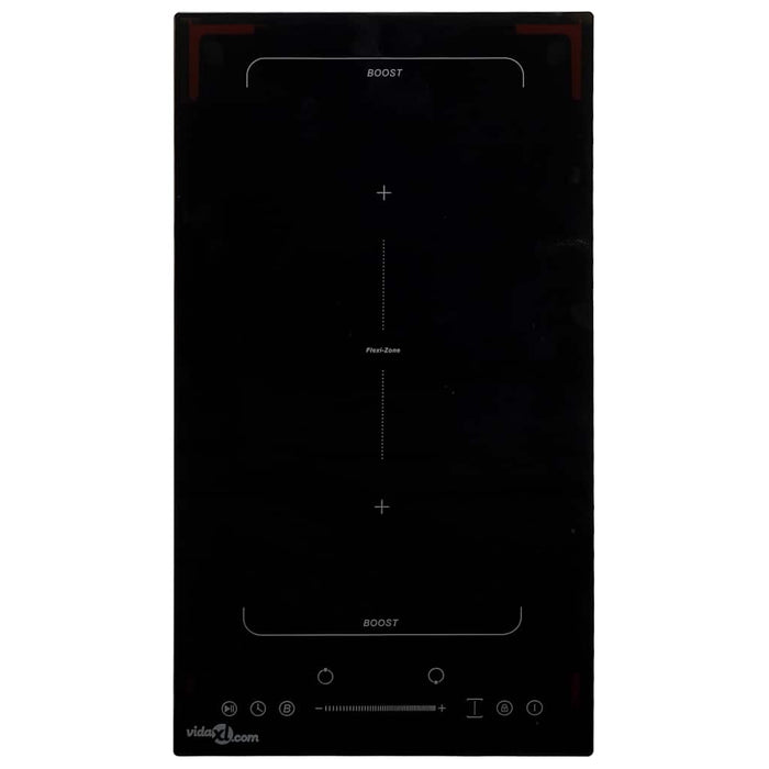 Placa de inducción flexizone 2 quemadores control táctil 3500 W